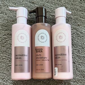 Bath & Body Works Coco Shea Rich Moisture & Sensitive Skin Body Lotions
